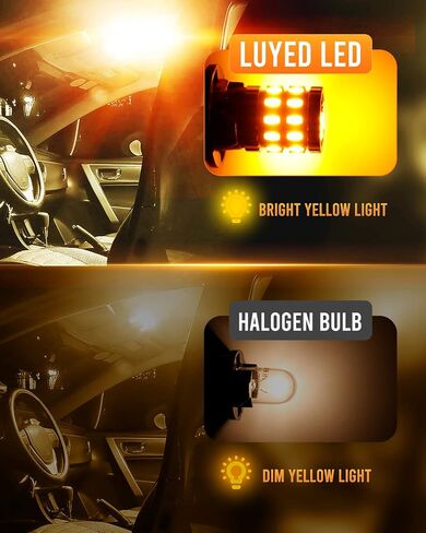 LUYED 194 LED لمبة زينون بيضاء 9-30 فولت Canbus خالية من الأخطاء W5W 168 2825 مصابيح LED لخريطة القبة، باب مجاملة، أضواء لوحة ترخيص وقوف السيارات، حزمة من 2 in Kuwait