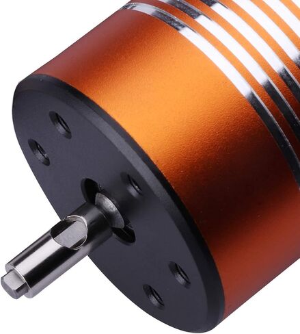HobbyPark 540 Brushless Motor 5900KV 3.175mm Shaft w/Heatsink Upgrades for 1/10 RC Car Truck Traxxas Slash 2WD 4x4 Redcat Volcano EPX Arrma Granite ECX Losi in Saudi Arabia