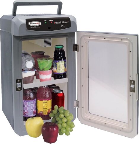 RoadPro RP5653SF 12-Volt Snackmaster Cooler/Warmer, Medium, Gray in Saudi Arabia