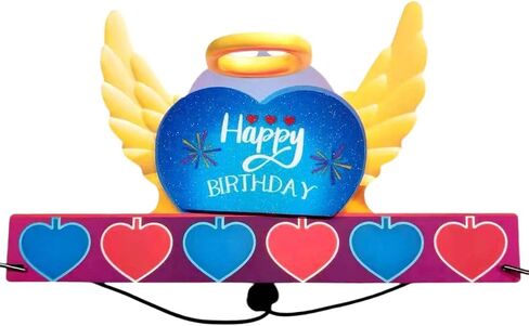 MAGPIE Adjustable Glow Hat for Birthday Parties - Perfect Party Decorations and Gift, Happy Birthday Headwear in Saudi Arabia