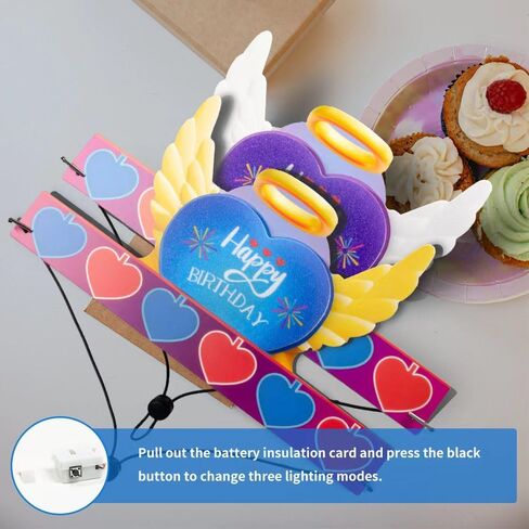 MAGPIE Adjustable Glow Hat for Birthday Parties - Perfect Party Decorations and Gift, Happy Birthday Headwear in Saudi Arabia