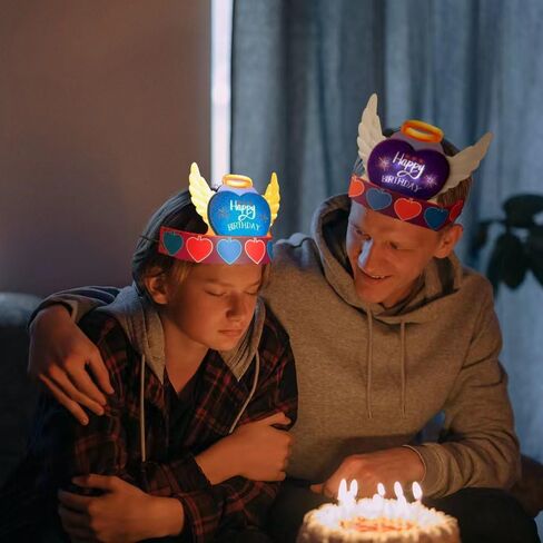 MAGPIE Adjustable Glow Hat for Birthday Parties - Perfect Party Decorations and Gift, Happy Birthday Headwear in Saudi Arabia