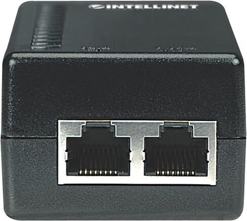 حاقن Intellinet PoE - يحول اتصالات غير PoE إلى PoE - استخدم كابل إيثرنت CAT5 مع RJ45 لتوفير كل من الطاقة والبيانات - يوفر 15.4 وات حتى 100 متر (328 قدمًا) أسود 524179 in Saudi Arabia