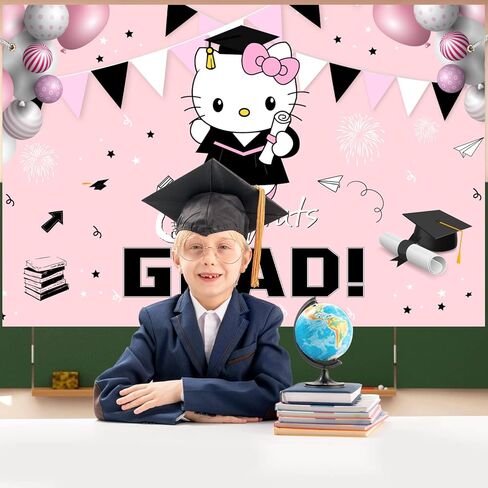 lanfubeisi زينة التخرج خلفية راية زينة التخرج فئة 2024 الوردي زينة حفلة التخرج حفلة تفضل خلفية التصوير الفوتوغرافي للتهاني غراد in Kuwait