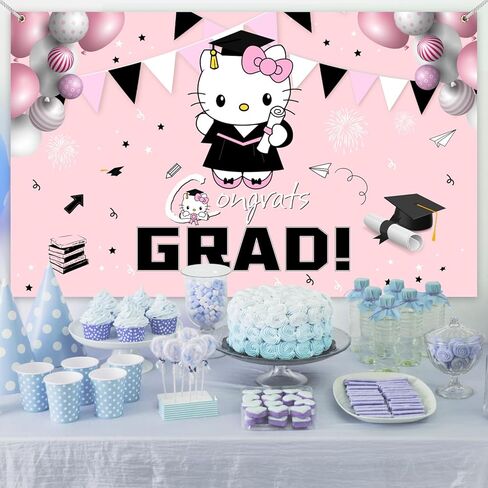 lanfubeisi زينة التخرج خلفية راية زينة التخرج فئة 2024 الوردي زينة حفلة التخرج حفلة تفضل خلفية التصوير الفوتوغرافي للتهاني غراد in Kuwait