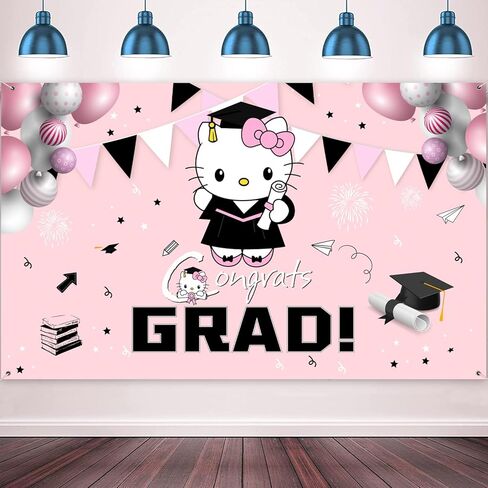 lanfubeisi زينة التخرج خلفية راية زينة التخرج فئة 2024 الوردي زينة حفلة التخرج حفلة تفضل خلفية التصوير الفوتوغرافي للتهاني غراد in Kuwait