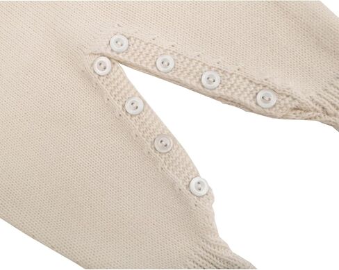 Lilax Infant Baby Romper Long Sleeve Solid Knit Sweater Jumpsuit One-Piece Outfit for Boys and Girls in Saudi Arabia