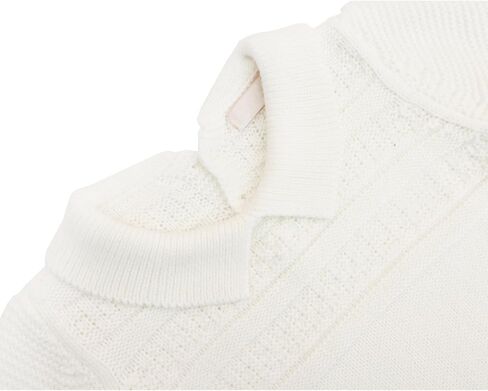 Lilax Infant Baby Romper Long Sleeve Solid Knit Sweater Jumpsuit One-Piece Outfit for Boys and Girls in Saudi Arabia