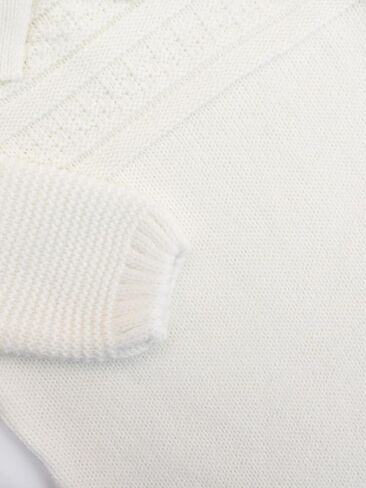 Lilax Infant Baby Romper Long Sleeve Solid Knit Sweater Jumpsuit One-Piece Outfit for Boys and Girls in Saudi Arabia