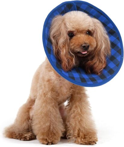 Alfie Pet - Candace Soft Recovery Collar (for Dogs and Cats) - Color: Red Flannel, Size: Medium in Saudi Arabia