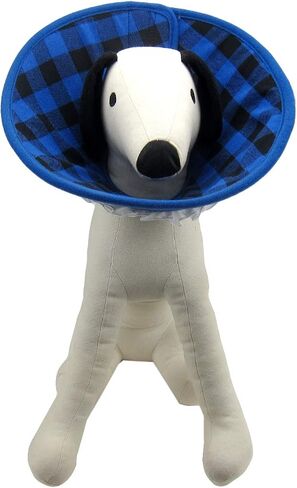 Alfie Pet - Candace Soft Recovery Collar (for Dogs and Cats) - Color: Red Flannel, Size: Medium in Saudi Arabia