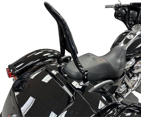 مسند ظهر أسود مقاس 24 بوصة لدراجة Harley Davidson FLRT Freewheeler 2015-2024 Road Glide 3 FLTRT 2023 in Kuwait