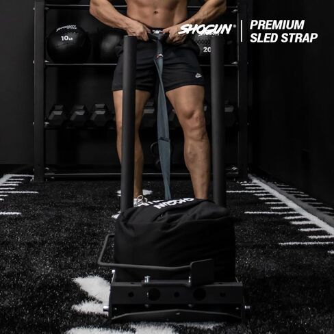 SHOGUN Sled Strap. Premium Sled Strap for Backwards Sled Workouts. 8ft Long Belt for ATG Backwards Sled Dragging, Comfortable & Durable. in Kuwait