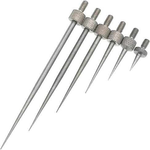 Needle Point Contact Points for Depth Gauge Dial Digital Indicators M2.5 Thread (A Set(L7/L13/L22/L30/L40/L50)) in Saudi Arabia