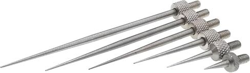 Needle Point Contact Points for Depth Gauge Dial Digital Indicators M2.5 Thread (A Set(L7/L13/L22/L30/L40/L50)) in Saudi Arabia