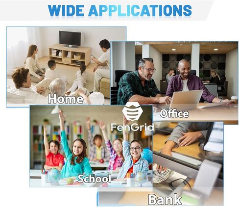 خرطوشة حبر معاد تصنيعها 5550 متوافقة مع FenGrid (عبوة من 3 قطع) بديلة لطابعة Xerox 5550 106R01294 5550B 5550DN 5550DT 5550N - 3BK in Kuwait