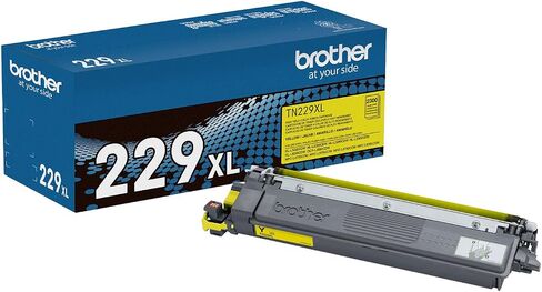 Brother Genuine TN229XLY Yellow High Yield Printer Toner Cartridge - Print up to 2,300 Pages(1) in Saudi Arabia