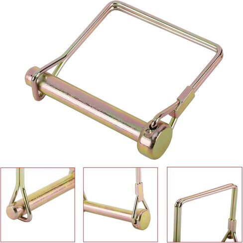3/8 Inch x 2-1/4 Inch Shaft Lock Pin Wire Lock Pin Tractor Hitch Pin Assortment Kit (20) in Kuwait