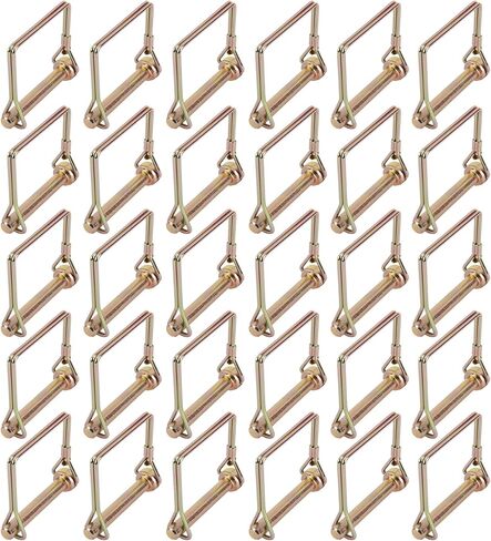 3/8 Inch x 2-1/4 Inch Shaft Lock Pin Wire Lock Pin Tractor Hitch Pin Assortment Kit (20) in Kuwait