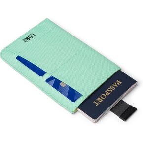 محفظة جواز السفر، حجب RFID، مقاومة للماء (أخضر) in Kuwait