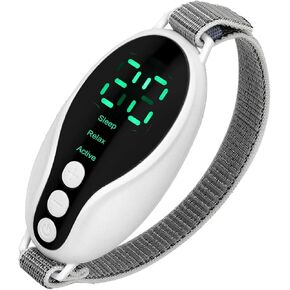 جهاز مساعد على النوم، جهاز محمول بنبض منخفض التردد من آلة النوم ذات التيار الصغير، يساعد على تخفيف الأرق والقلق ويساعد على النوم (أزرق، قياسي) in Kuwait