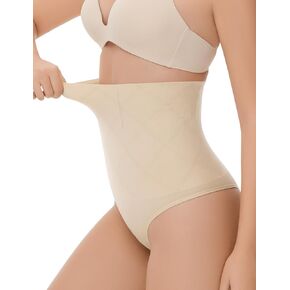 Thong Shapewear for Women Tummy Control High Waisted Body Shaper Underwear Seamless Shaping Panties in Saudi Arabia