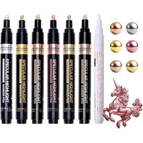 قلم تحديد معدني من الكروم بمرآة من الراتنج، قلم طلاء كروم سائل بأربعة ألوان، لمعان عاكس، منطقة تطبيق أكبر 2-5 مم، أدوات ومستلزمات راتنجات الإيبوكسي للنموذج المعدني، لوحة زجاجية يمكنك صنعها بنفسك in Kuwait