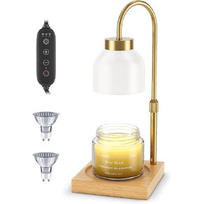 Candle Warmer Lamp with Timer, Upgraded Dimmable Wax Melts Warmer for Jar Candles, Height Adjustable Candle Lamp, Birthday Gifts for Women Mom, House Warming Gifts New Home Decor in Saudi Arabia