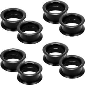 6 جرام-50 مللي متر سميكة الأسود سيليكون الأذن مقاييس الأنفاق المطاط الأذن المقابس مقاييس مزدوجة متوهج مرنة نفق أقراط للنساء الرجال in Kuwait