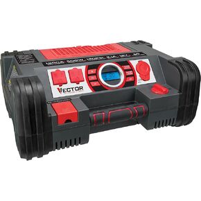 VECTOR J312V Jump Starter, 700 Peak Amp, USB Charging Port, Rechargeable Battery in Kuwait
