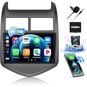 8-Core 4G+64G Car Stereo Radio for Chevy Sonic 2012-2015 Android 13 Head Unit 9" IPS Touchscreen Radio with Wireless CarPlay Android Auto DSP Bluetooth 5.0 GPS Navigation Backup Camera FM Car Audio in Kuwait