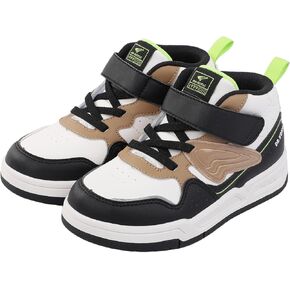 Dr Kong Boys Girls High Top Sneakers Toddler Basketball Shoes Casual Walking Athletic Adjustable Strap Shoes for Toddlers/Little Kids in Kuwait
