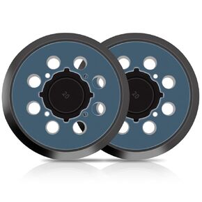 2Pcs - 5 Inch 8 Hole Hook and Loop Orbital Sander Pad Replacement for Dewalt Makita DW420, DW421, DW423, DW426, D26451, D26453, D26451/K, BO5030K, BO5031K, BO5041K Orbital Sander in Kuwait
