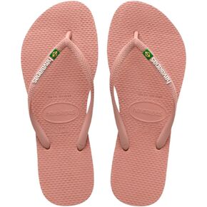 شعار Havaianas للسيدات البرازيلي Flip Flops Flops ، Clay Pink ، 9/10 in Kuwait