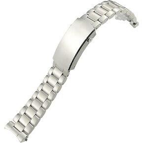 21 مللي متر 904L الفولاذ المقاوم للصدأ أشرطة ساعات يد تناسب أوميغا حزام ساماستر كوكب المحيط 600 GMT الفضة الصلبة حزام الرجال حزام الساعات in Kuwait