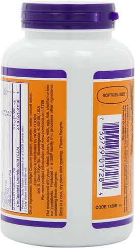 NOW Foods - Cla 800Mg 180 Sgels (Pack of 2) in Saudi Arabia