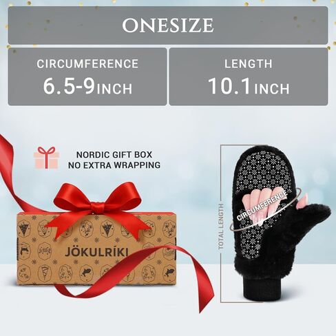 Women's Winter Warm Mittens Faux Fur Gloves Convertible Fingerless Sherpa Lined Cold Weather in Saudi Arabia