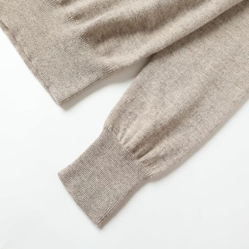 FINEAST Women’s 100% Pure Cashmere V-Neck Pullover Sweaters Undyed Natural Knit Lightweight Soft Timeless Essential in Saudi Arabia