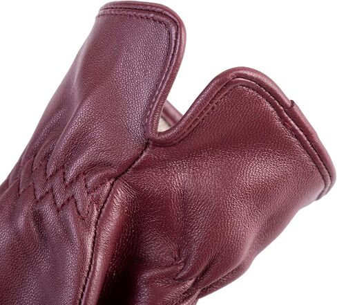 Winter Womens Fashion Leather Gloves Warm Cashmere Lining Touchscreen Texting Windproof Driving Gloves in Saudi Arabia