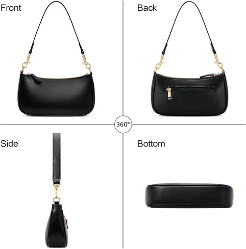 KKXIU Small Shoulder Bag for Women - Mini Purses for Women Vegan Leather Purse Classic Retro Handbag with Removable Strap in Saudi Arabia