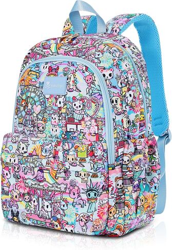 حقيبة ظهر Tokidoki Unicorno حقيبة كتف يومية ذات سعة كبيرة حقيبة سفر محمولة حقيبة ظهر كاجوال حقيبة سفر كرتونية (نزهة هانامي) in Kuwait