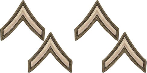 Army AGSU Private E-2 Cloth Rank - Male, Red, One size in Kuwait