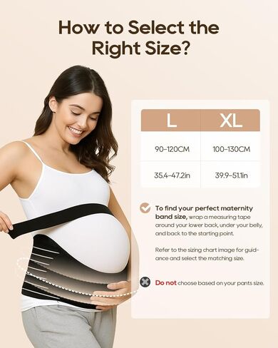 Belly Support Bands for Pregnant Women, 3 in 1 Pregnancy Belly Band to Relieve Back/Pelvic/Hip Pain, Adjustable Maternity Belt, Soft & Breathable Pregnancy Belly Support Band XL in Saudi Arabia
