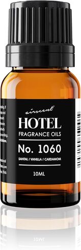AirScent No.1060 Diffuser Oil - Santal, Vanilla, Cardamom - Fragrance Oil for Ultrasonic and Waterless Diffusers and Crafting - 10 mL, 0.34 fl oz Glass Dropper Bottle in Saudi Arabia