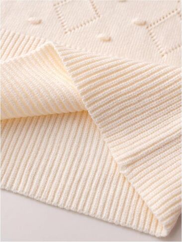 Verdusa Girl's 2 Piece Cozy Sweater Sets Cute Bow Pullover Sweaters with Pleated Skirt Comfy Set in Saudi Arabia