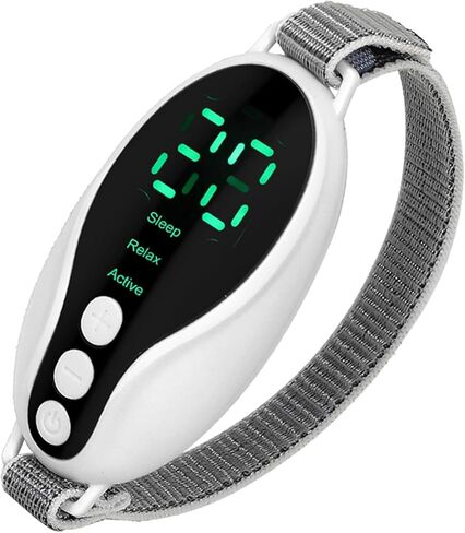 جهاز مساعد على النوم، جهاز محمول بنبض منخفض التردد من آلة النوم ذات التيار الصغير، يساعد على تخفيف الأرق والقلق ويساعد على النوم (أزرق، قياسي) in Kuwait