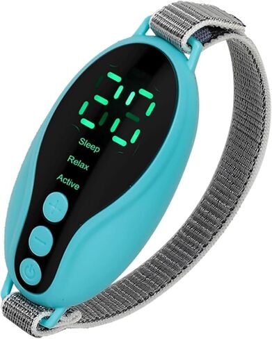Sleep Aid Device Handheld Low Frequency Pulse of microcurrent Sleep Machine Insomnia Relief Anxiety Help Sleep (Blue, Standard) in Saudi Arabia