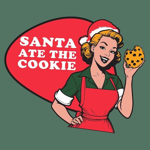 تي شيرت نسائي ذو تصميم Grunt Style Ate The Cookie Boyfriend Fit in Kuwait