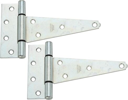 مفصلات T ثقيلة للغاية من National Hardware N129-239 V286 مطلية بالزنك، عبوتان، 8 بوصة in Kuwait