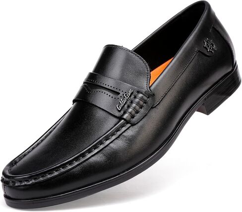 Men's Leather Penny Loafer Dress Shoes Slip-On Driving Moccasin for Wedding, Party & Formal, Durable & Comfortable in Saudi Arabia